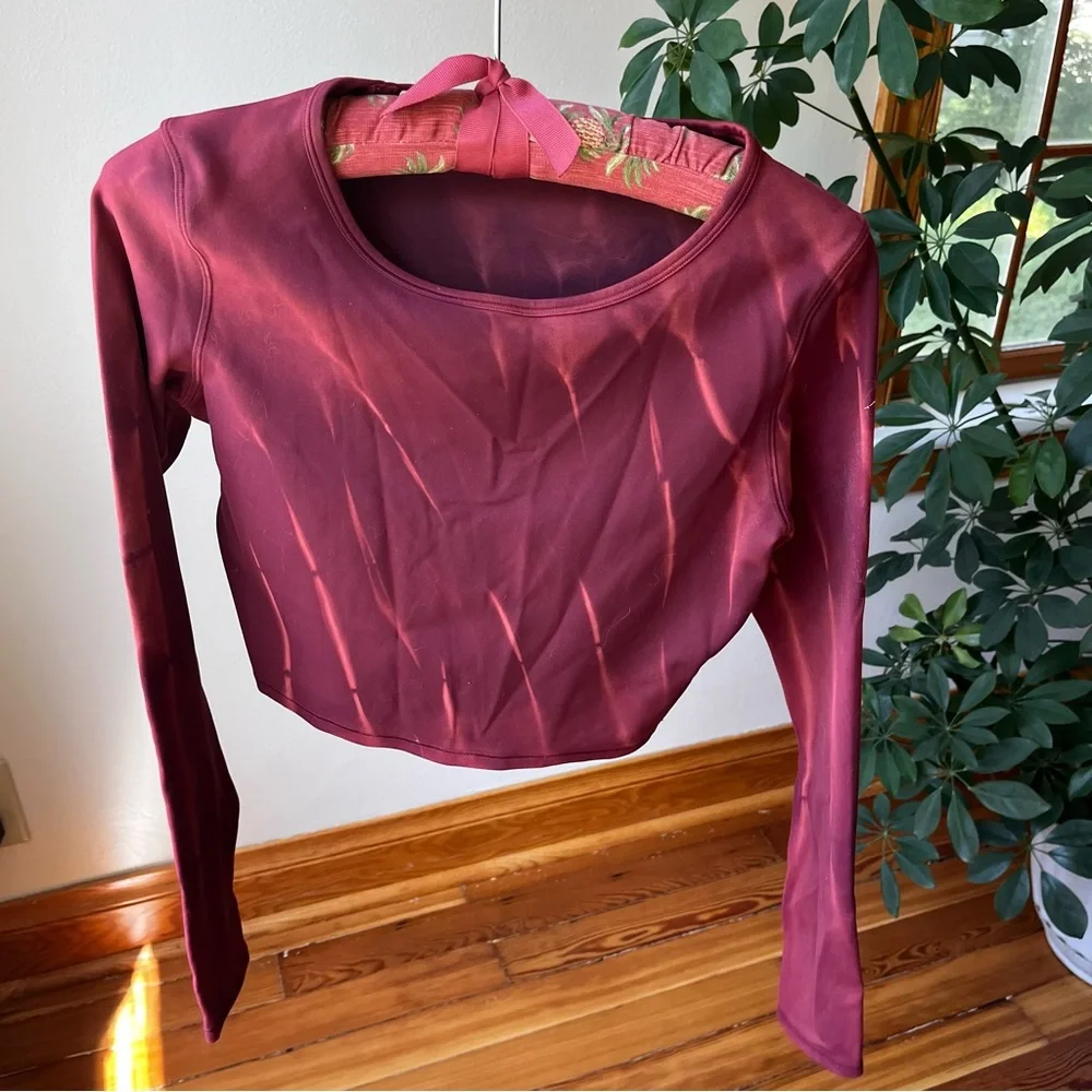 Lululemon Wunder Train Cropped Long Sleeve Shirt - Picture 5 of 8